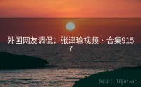 外国网友调侃：张津瑜视频 · 合集9157