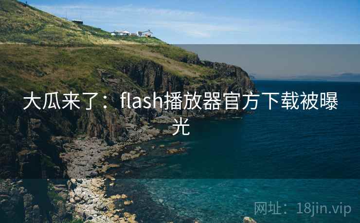 大瓜来了：flash播放器官方下载被曝光
